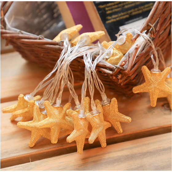 Shop Led String Starfish Starry Star Small Lamp String