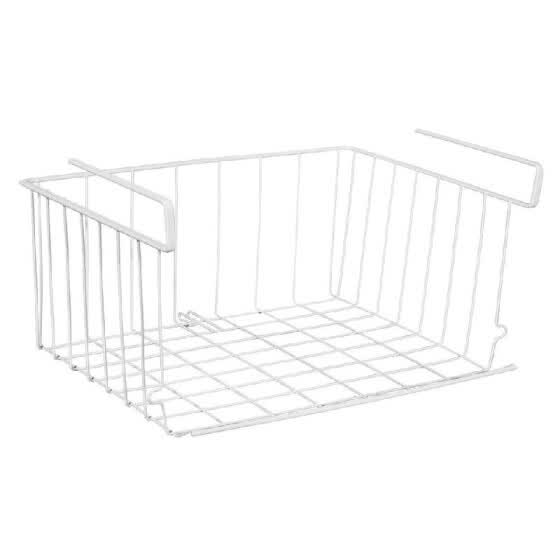 Shop Stackable Hanging Basket Under Shelf Hanging Metal Wire Storage Basket For Kitchen Office Bathroom Cabinet Online From Best Holiday Seasonal Decor On Jd Com Global Site Joybuy Com