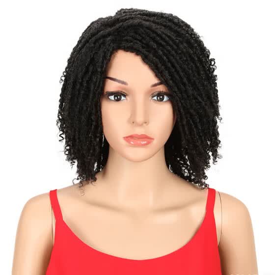 Shop Noble Hair Soft Short Synthetic Wigs 14 Inch High Temperature