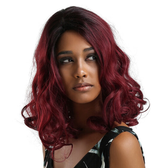 Shop Element 16 Inch Synthetic Wig Shoulder Length Wavy Wigs