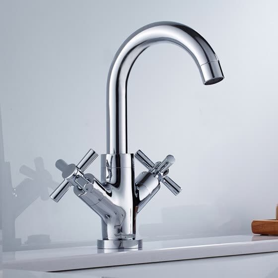 Waterfall Bathroom Sink Taps Basin Mixer Chrome Faucet Dual Twin Handle From Best Kitchen Faucets On Jd Com Global Site Joy - Best Bathroom Sink Mixer Taps