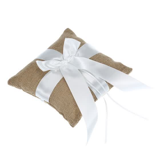 Shop Wedding Ring Pillow Burlap Wedding Ceremony Pocket Ring