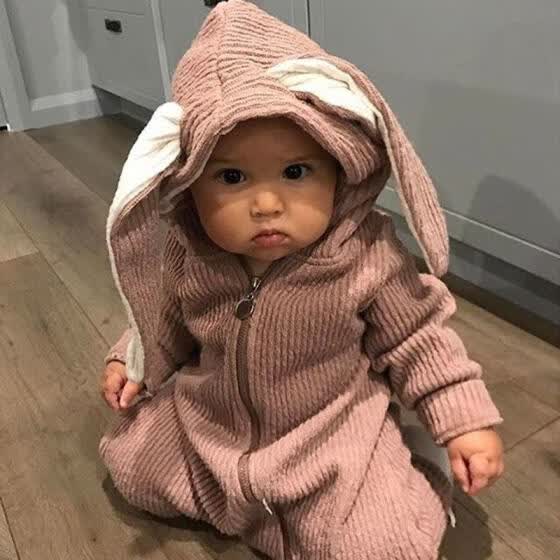 newborn hooded jumpsuit