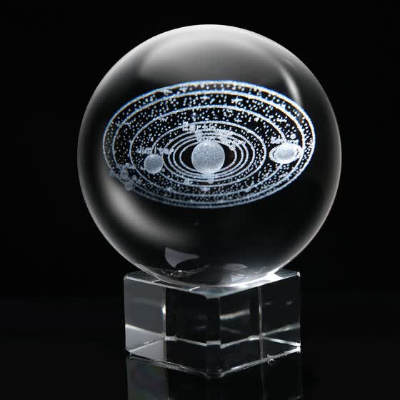 Shop Laser Engraved Solar System Crystal Ball 3d Miniature