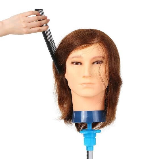 Shop 100 Human Hair Male Manikin Head Hairdresser Training