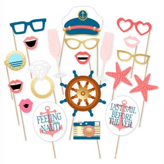 Shop Funnybunny 20pcs Nautical Photo Booth Props Cruise Ship