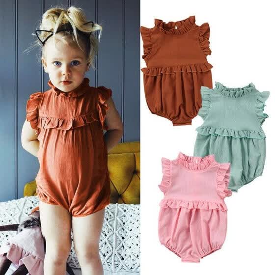 baby ruffle jumpsuit