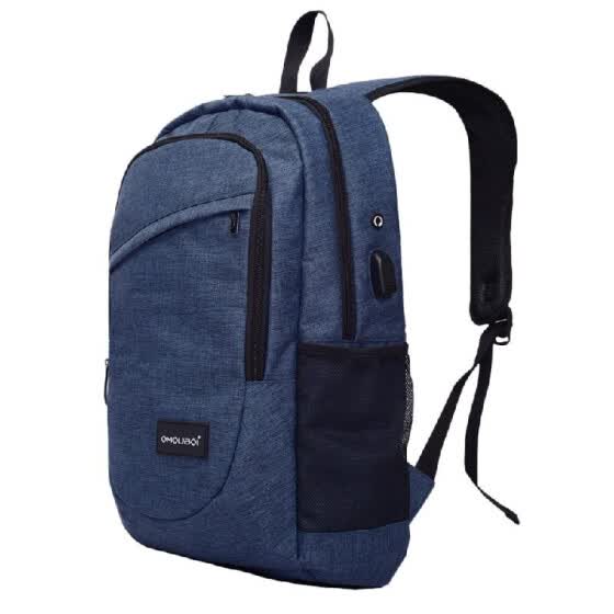 water resistant backpack with usb charging port