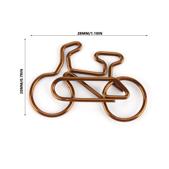 Shop Greensen pcs Metal Bicycle Shape Paper Clips Coffee Color Bookmark Office School Stationery Clip Office Clip Paper Clip Online From Best Craft Supplies On Jd Com Global Site Joybuy Com