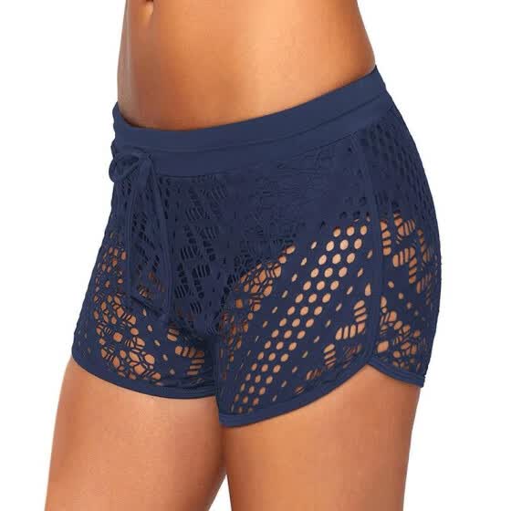 high waist swimming shorts