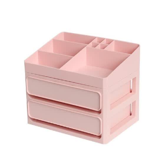 Shop Women Large Capacity Multi Drawers Cosmetics Storage Box Girl