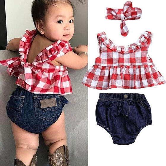 3X Newborn Infant Toddler Baby Girl Boy Romper Bodysuit Jumpsuit Sunsuit Clothes