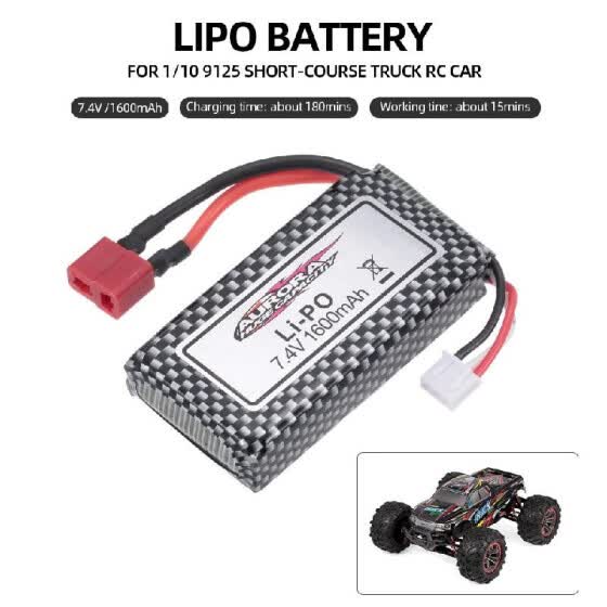 7.4 v rc car battery