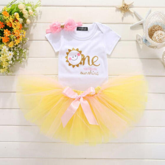 Flower Girl Princess Dress Kids Baby Party Wedding Pageant Birthday Tutu Dresses