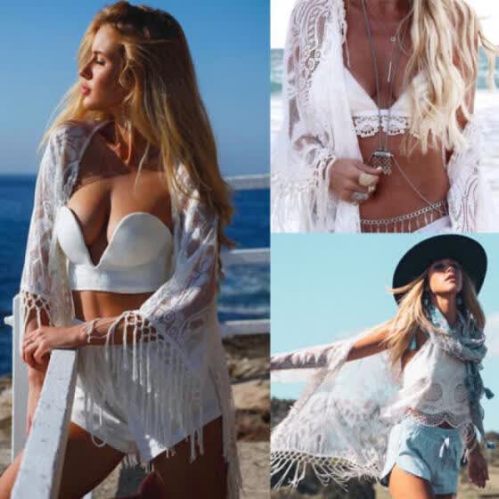 lace beach cover up uk