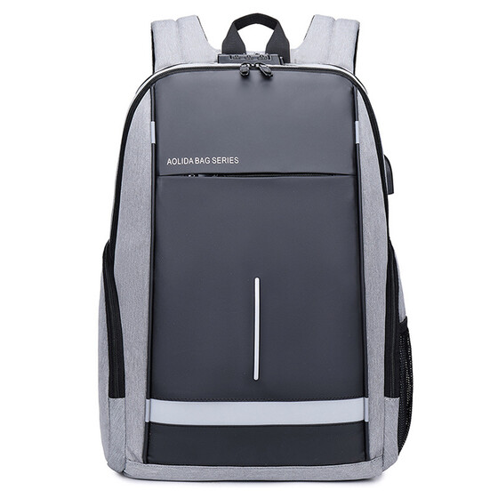 Anti-theft Men Women Laptop Notebook Backpack+USB Charging Rucksack School Bag