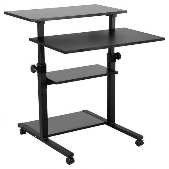 Greensen Wooden Mobile Standing Computer Work Station