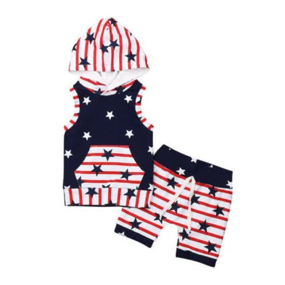 4th of july baby pajamas