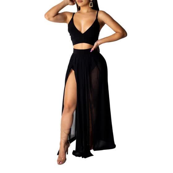 maxi crop top