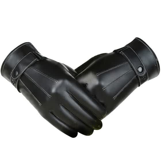 mens red winter gloves