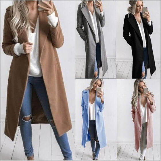 Womens Winter Parka Coat Jacket Ladies Winter Warm Long Trench Outwear