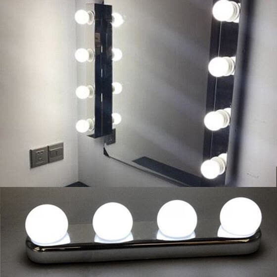 Led Mirror Front Bulbs Battery Powered, Battery Light Up Vanity Mirror