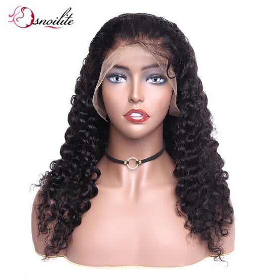 Shop Lace Front Human Hair Wigs For Women Brazilian Deep Weave