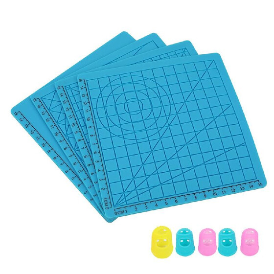 3D Printing Pen Mat with Basic Template Great 3D Pen Drawing Tools with 3D Pen Books and 2 Silicone Finger Caps
