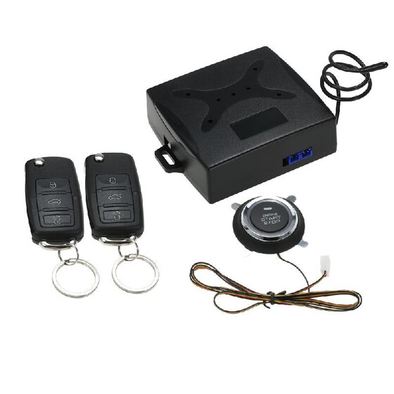 8pcs Vehicle Alarm System Keyless Entry Push Button Ignition Remote Engine Start