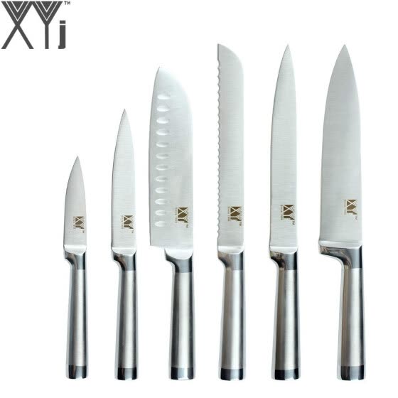 Shop Xyj Stainless Steel Kitchen Knives Set Fruit Paring Utility Santoku Chef Slicing Bread Japanese Kitchen Knife Set Accessories Online From Best Kitchen Knives Accessories On Jd Com Global Site Joybuy Com