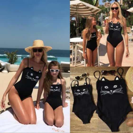 mother and daughter swimwear