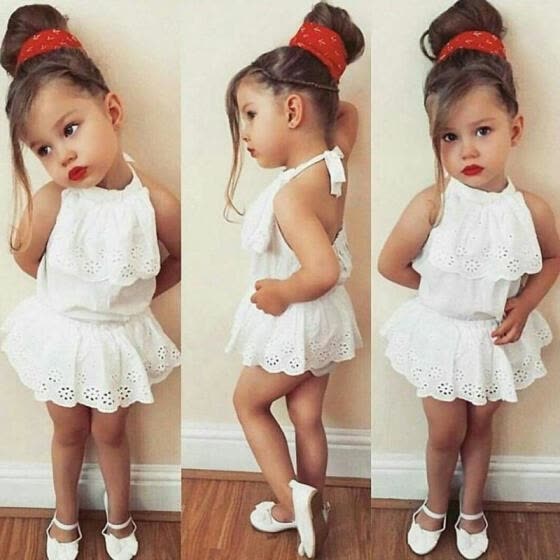 baby girl lace outfit