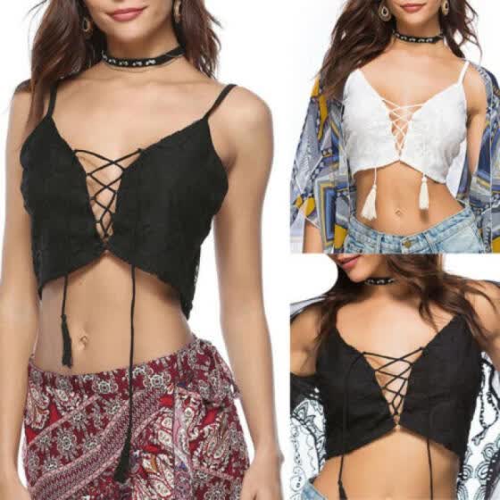 cami bralette crop top