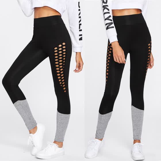 printed workout pants