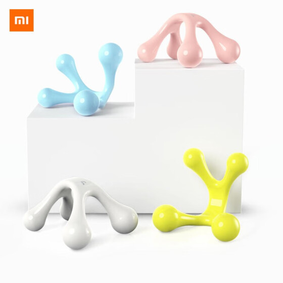 2019 New XIAOMI Mijia Le Fan Small Claw Handheld Massager Mini Massager Release fatigue Massage Light Easy Blood Circulation