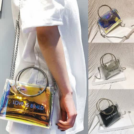 holographic messenger bag