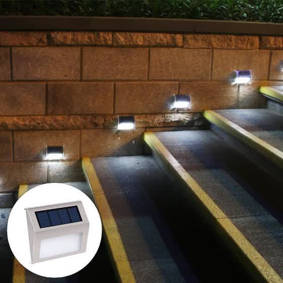 Led Solar Powered Wall Lamp Energy Saving Outdoor