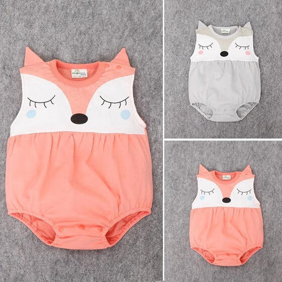 fox romper baby
