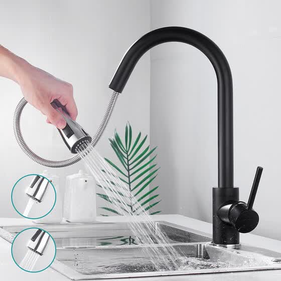 Shop Pull Out Kitchen Faucets With Sprayer Bathroom Basin Sink