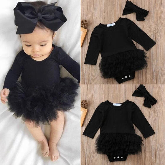 Newborn Baby Boy Girl Cotton Romper Jumpsuit Bodysuit Hat Outfits Set Clothes US