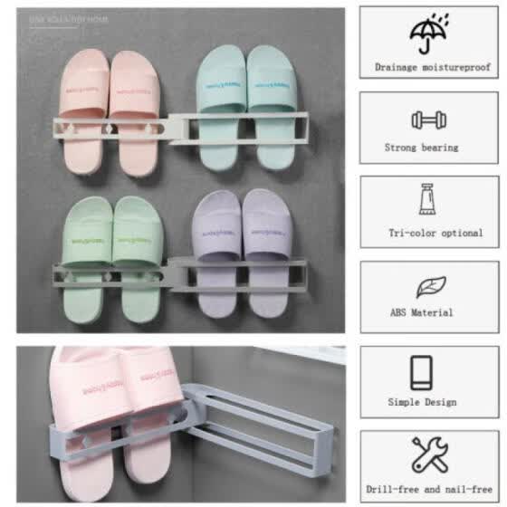 Shop Tensile Seamless Sticker Shoe Rack Organizer Storage Shoes Shelves Space Saving Online From Best Boys Shoes On Jd Com Global Site Joybuy Com