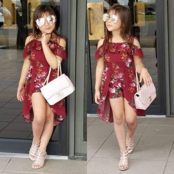 kids floral romper