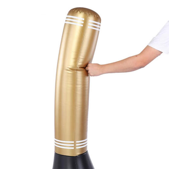 1.5m Inflatable Boxing Punching Kick Boxing Training Tumbler Bag Pressure Relief