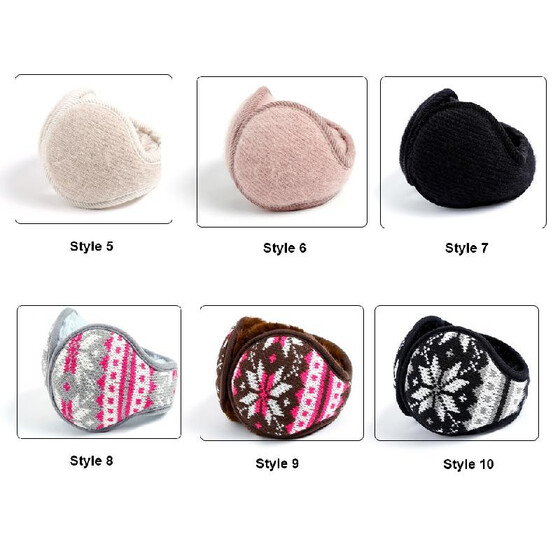 Winter Unisex Earmuffs Knit Warmer Outdoor