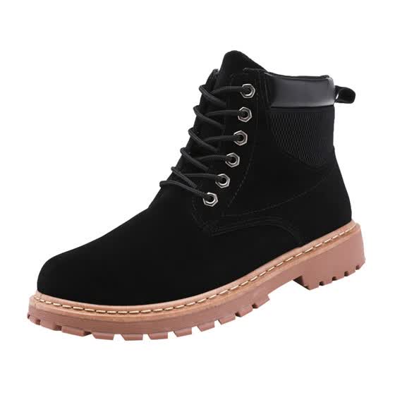 casual england suede leather short boots