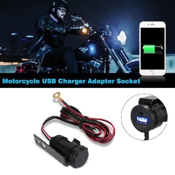 motorcycle phone charger adapter