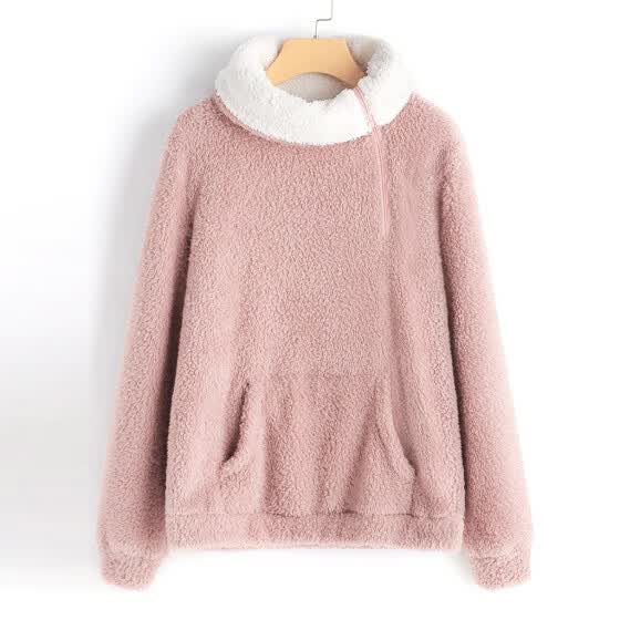 fuzzy sweatshirt womens