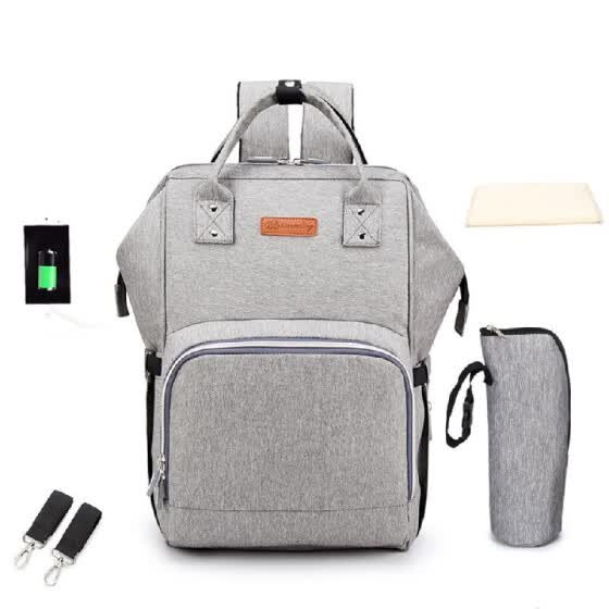 diaper bag with insulated bottle pocket