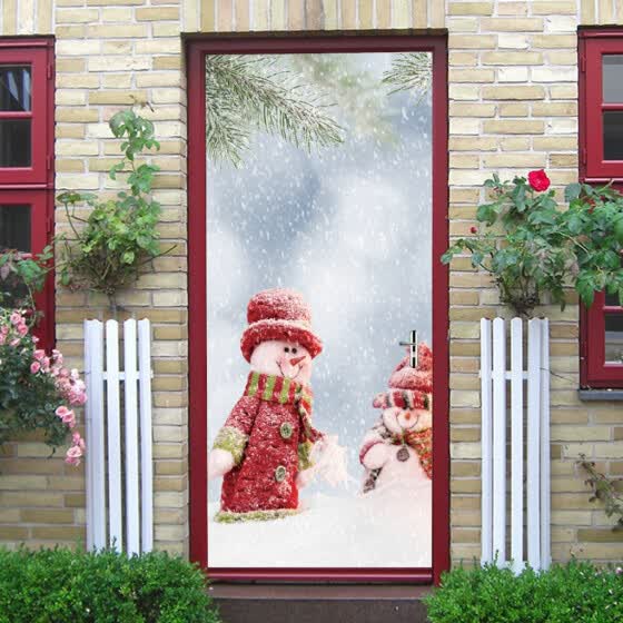 Shop Follure Christmas Tree Door Cover Holiday Covers