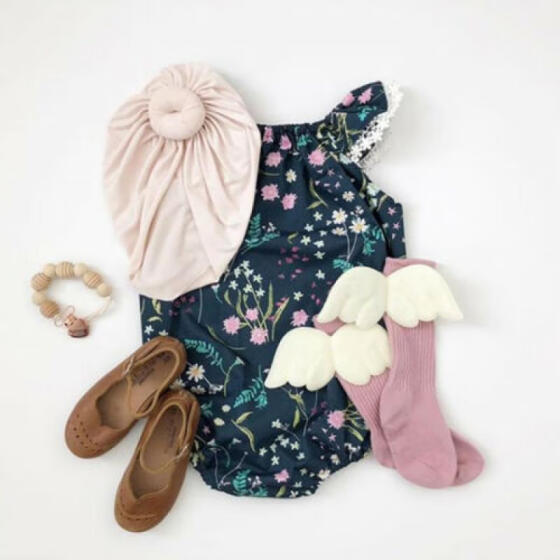 Newborn Baby Girls Lace Floral Rompers Bodysuit Jumpsuit Outfits Sunsuit Clothes